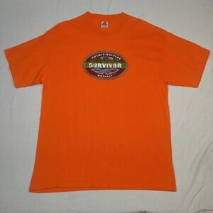 VINTAGE Survivor Season 2 Australian Outback T-Shirt CBS Promo Teee Memorabilia